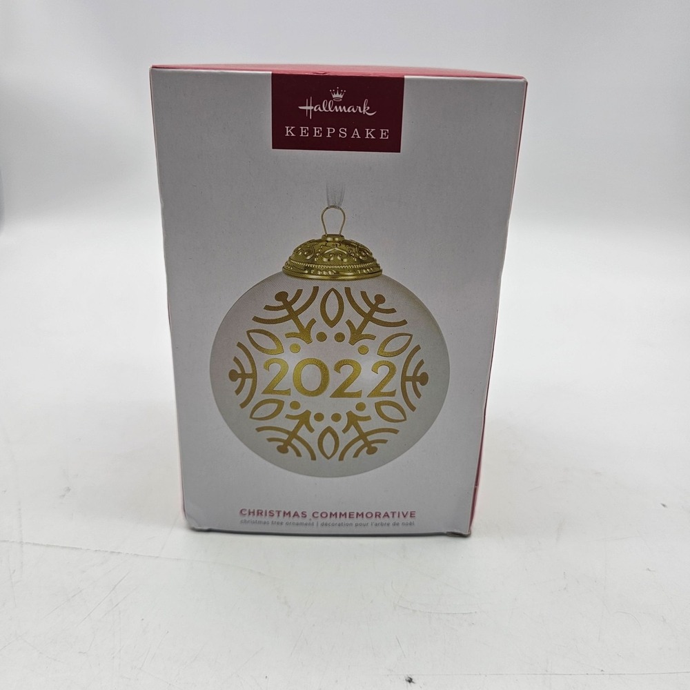 2022 Hallmark Keepsake Christmas Commemorative 10th In Series Ornament W Box